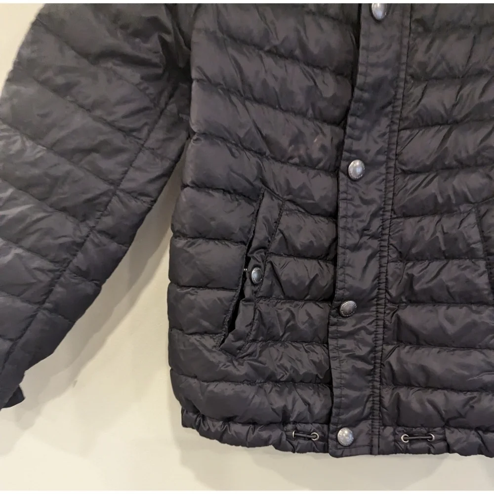 Burberry Children Black Quilted Puffy Duck Down Jacket Size 8 - Picture 5 of 15